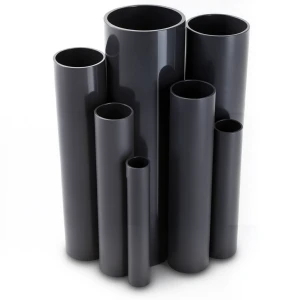 مواسير UPVC ضغط اسمي 10 بار قطر خارجي 560 مم سمك 26.7 مم لون أسود