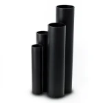 مواسير HDPE SDR 33 قطر خارجي 110 مم سمك 3.4 مم لون أسود