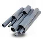 مواسير UPVC EPC 80 مقاس 5 إنش سمك 9.52 مم لون رمادي