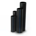 مواسير HDPE SDR 33 قطر خارجي 140 مم سمك 4.3 مم لون أسود