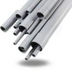 مواسير UPVC EPC 80 مقاس 6 إنش سمك 10.97 مم لون رمادي