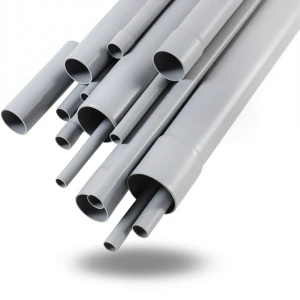 مواسير UPVC EPC 80 مقاس 6 إنش سمك 10.97 مم لون رمادي