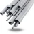 مواسير UPVC EPC 80 مقاس 6 إنش سمك 10.97 مم لون رمادي - Image 1