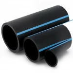 أنابيب HDPE الوطني لشبكات المياه ذات الضغط العالي  ضغط 10 بار قطر خارجي 140 مم سمك 6.7 مم لون اسود