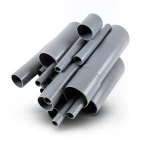 UPVC Pipes Schedule 80 Size 4 Inch Thickness 8.56 mm Gray