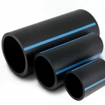 NPF HDPE Pipes for High Pressure Water Networks   Pressure 10 Bar Outside Diameter 160 mm Thickness 7.7 mm Color Black