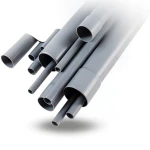 أنابيب UPVC مقاس 8 إنش سمك 12.7 مم لون رمادي EPC 80