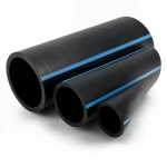 أنابيب HDPE الوطني لشبكات المياه ذات الضغط العالي  ضغط 10 بار قطر خارجي 25 مم سمك 1.5 مم لون اسود