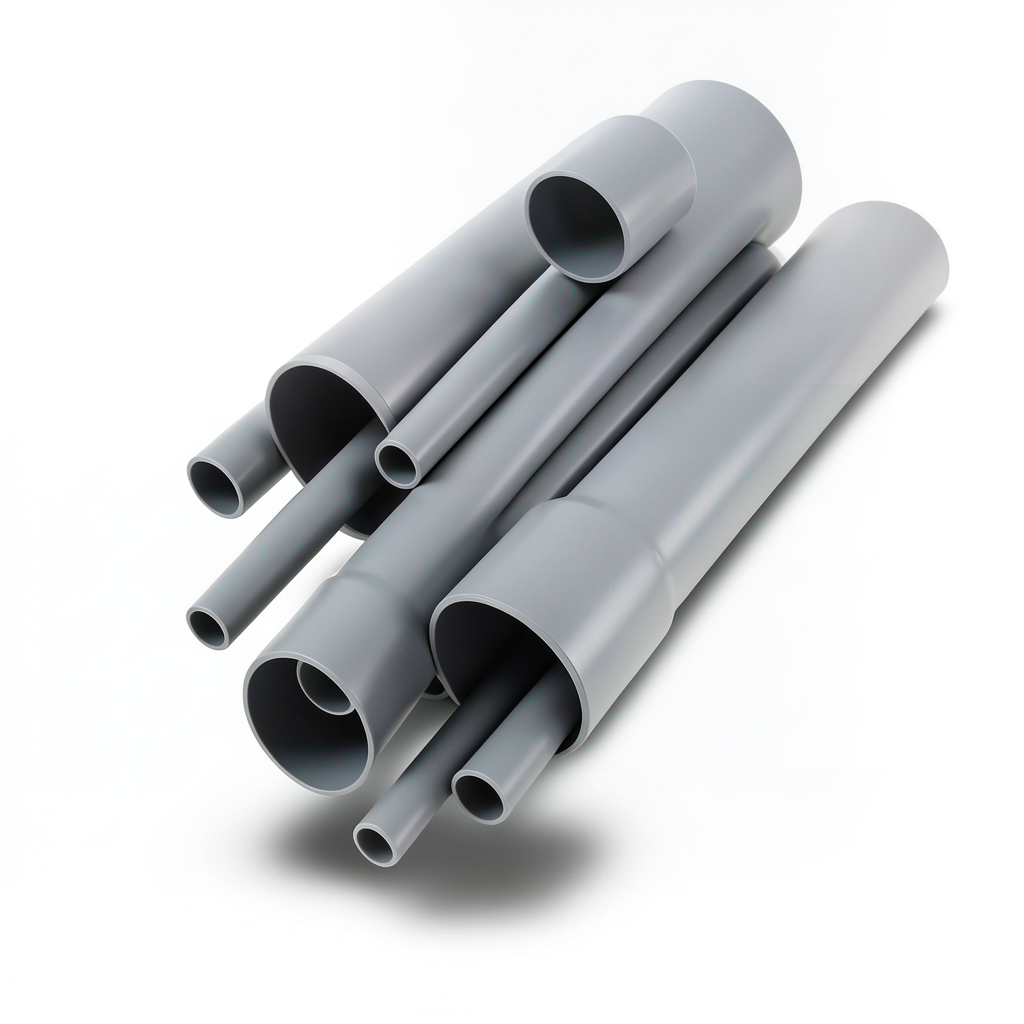 UPVC Pipes Schedule 80 ¾ Inch Thickness 3.91 mm Gray