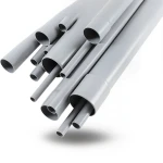 UPVC Pipes Schedule 80 Size 6 Inch Thickness 10.97 mm Gray