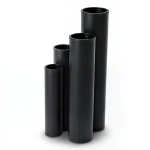 مواسير HDPE نسبة الأبعاد القياسية SDR 9 قطر خارجي 355 مم سمك 39.7 مم لون أسود