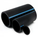 أنابيب HDPE الوطني لشبكات المياه ذات الضغط العالي  ضغط 10 بار قطر خارجي 50 مم سمك 2.4 مم لون اسود