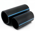 أنابيب HDPE الوطني لشبكات المياه ذات الضغط العالي  ضغط 10 بار قطر خارجي 63 مم سمك 3 مم لون اسود