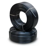 HDPE Pipes PE 80 Pressure 12.5 Bar Outside Diameter 25 mm Thickness 2.3 mm Black