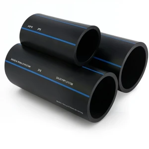 أنابيب HDPE SPS PE 80 ضغط 8 بار قطر خارجي 40 مم سمك 2.4 مم أسود | مصنع أنظمة الانابيب السعودي (SPS)