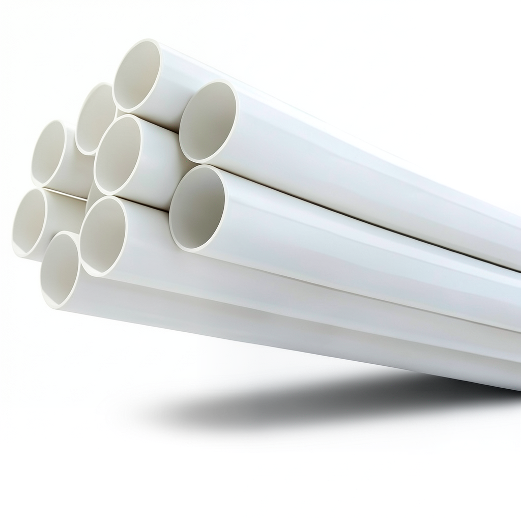 UPVC Pipes Schedule 40 Size 1 Inch Thickness 3.38 mm White