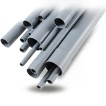 UPVC Pipes Schedule 80 Size 5 Inch Thickness 9.52 mm Gray
