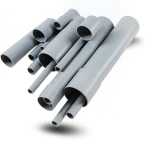 UPVC Pipes Schedule 80 Size 8 Inch Thickness 12.7 mm Gray