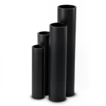 أنابيب HDPE نسبة أبعاد قياسية 9 قطر خارجي 110 مم سمك 12.3 مم لون أسود