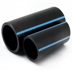 أنابيب HDPE الوطني لشبكات المياه ذات الضغط العالي  ضغط 10 بار قطر خارجي 160 مم سمك 7.7 مم لون اسود