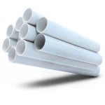 مواسير UPVC جدول 40 مقاس ¾ إنش سمك 2.87 مم لون أبيض