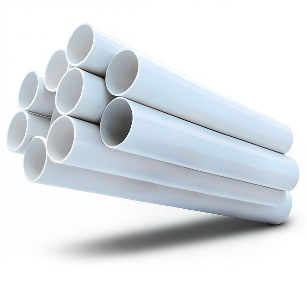 مواسير UPVC جدول 40 مقاس ¾ إنش سمك 2.87 مم لون أبيض