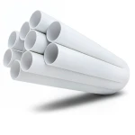 مواسير UPVC جدول 40 مقاس 1 إنش سمك 3.38 مم لون أبيض