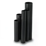 أنابيب HDPE نسبة أبعاد قياسية 9 قطر خارجي 110 مم سمك 12.3 مم لون أسود