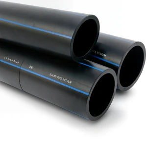أنابيب HDPE SPS PE 80 ضغط 8 بار قطر خارجي 40 مم سمك 2.4 مم أسود | مصنع أنظمة الانابيب السعودي (SPS)