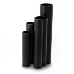 مواسير HDPE نسبة الابعاد القياسية 9 قطر خارجي 200 مم سمك 22.4 مم لون أسود