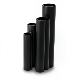 مواسير HDPE نسبة الابعاد القياسية 9 قطر خارجي 200 مم سمك 22.4 مم لون أسود