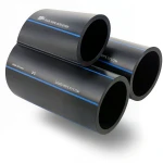 SPS HDPE Pipes PE 80 Pressure 5 Bar Outside Diameter 63 mm Thickness 2.5 mm Black | Saudi Pipes Systems (SPS)