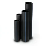مواسير HDPE نسبة الأبعاد القياسية 9 قطر خارجي 225 مم سمك 25.2 مم لون أسود