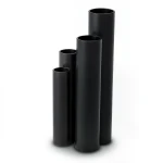 مواسير HDPE SDR 9 قطر خارجي 250 مم سمك 27.9 مم لون أسود