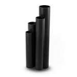 مواسير HDPE نسبة الأبعاد القياسية 9 قطر خارجي 125 مم سمك 14.0 مم أسود