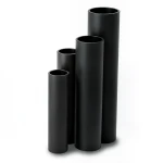 مواسير HDPE نسبة الأبعاد القياسية SDR 9 قطر خارجي 140 مم سمك 15.7 مم لون أسود