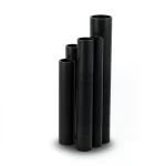 مواسير HDPE نسبة الأبعاد القياسية SDR 9 قطر خارجي 160 مم سمك 17.9 مم لون أسود