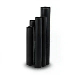 مواسير HDPE نسبة الأبعاد القياسية SDR 9 قطر خارجي 160 مم سمك 17.9 مم لون أسود