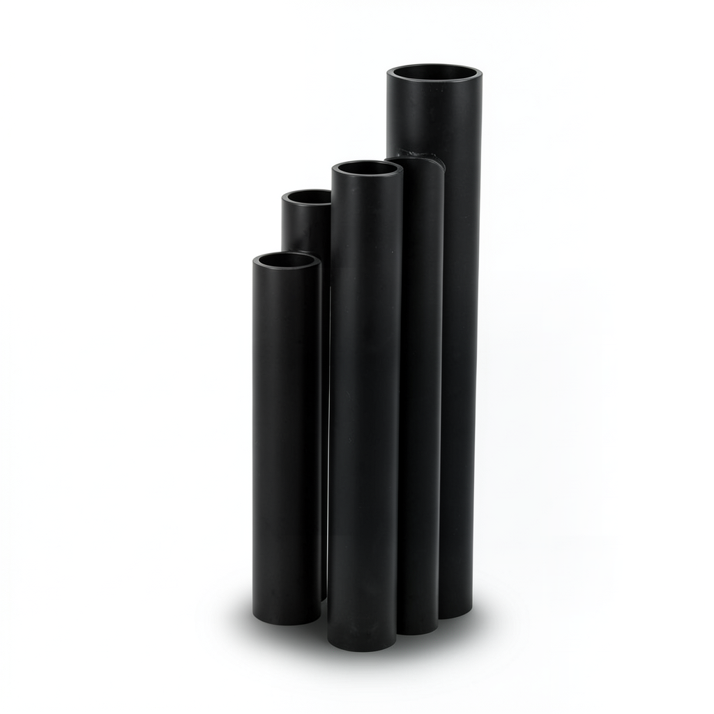 HDPE Pipes SDR 9 Outside Diameter 160 mm Thickness 17.9 mm Black