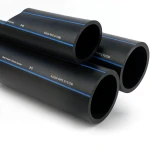 SPS HDPE Pipes PE 80 Pressure 5 Bar Outside Diameter 50 mm Thickness 2 mm Black | Saudi Pipes Systems (SPS)