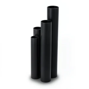 مواسير HDPE نسبة الأبعاد القياسية SDR 9 قطر خارجي 180 مم سمك 20.1 مم أسود