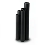 مواسير HDPE SDR 33 قطر خارجي 160 مم سمك 4.9 مم لون أسود