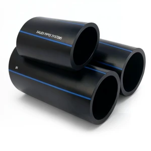أنابيب HDPE السعودي PE 80 ضغط 12.5 بار قطر خارجي 50 مم سمك 4.6 مم لون اسود | مصنع أنظمة الانابيب السعودي (SPS)