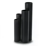 مواسير HDPE الجودة SDR 33 قطر خارجي 125 مم سمك 3.9 مم لون أسود