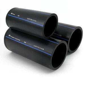 أنابيب HDPE السعودي PE 80 ضغط 5 بار قطر خارجي 63 مم سمك 2.5 مم لون أسود | مصنع أنظمة الانابيب السعودي (SPS)