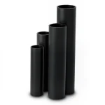 مواسير HDPE SDR 33 قطر خارجي 160 مم سمك 4.9 مم لون أسود
