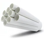 مواسير UPVC جدول 40 مقاس 3 إنش سمك 5.49 مم لون أبيض