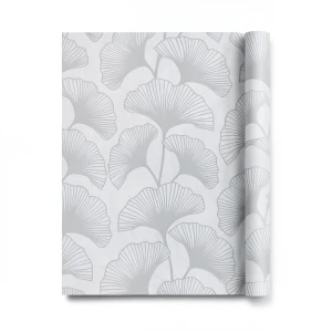 German Wallpaper 10m x 0.53m Gray Color, Model 10064-31