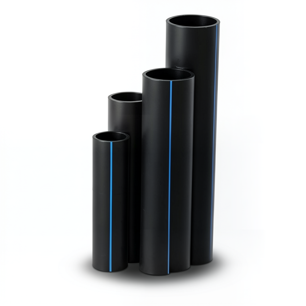 مواسير HDPE SDR 33 قطر خارجي 180 مم سمك 5.5 مم لون أسود