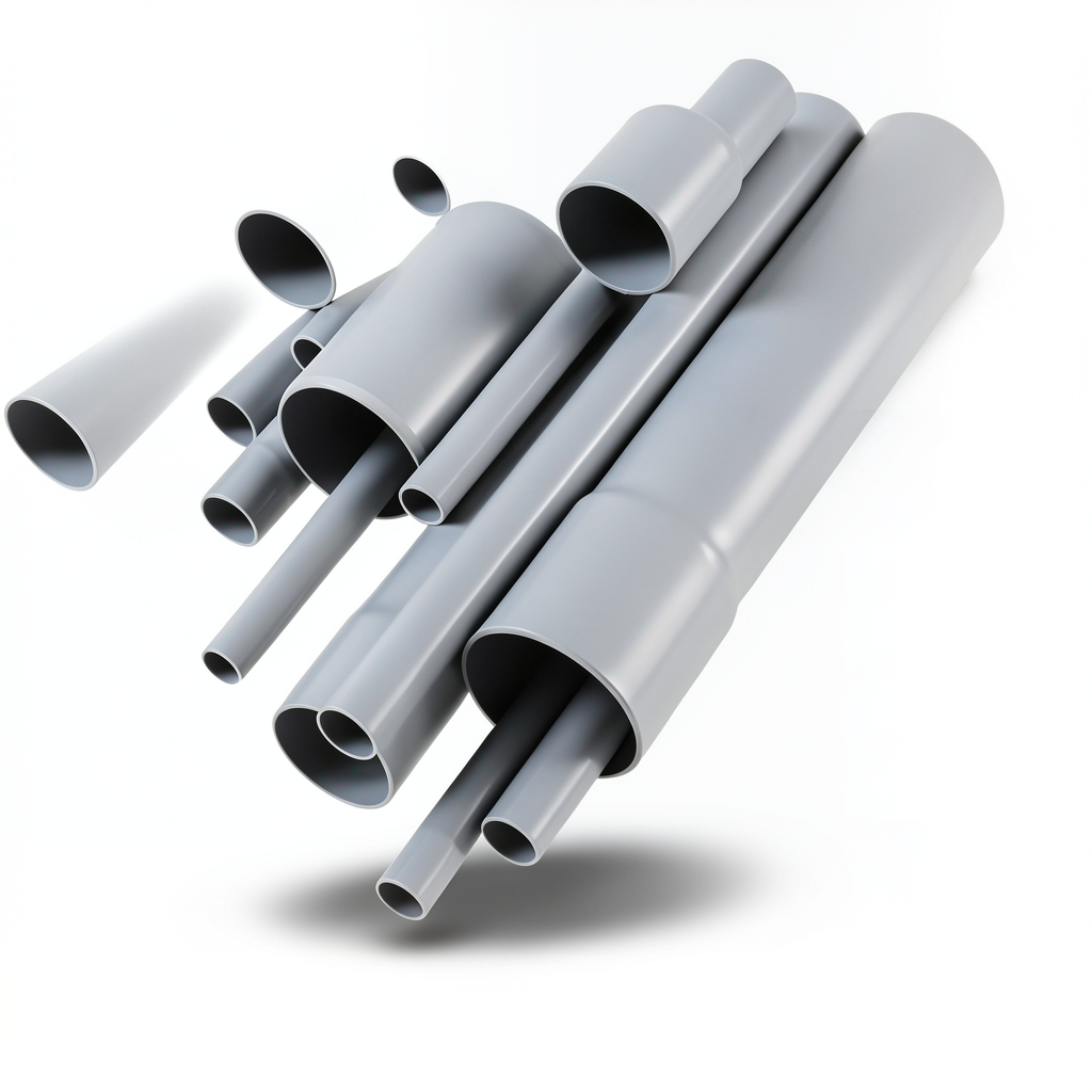 UPVC Pipes EB 20 Size 3 Inch Thickness 1.55 mm Gray Colour